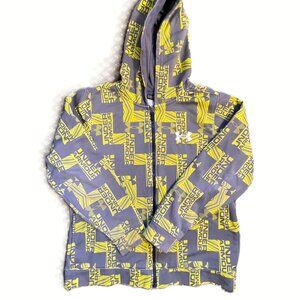 Under Armour Boys Full Zip Up Multi Logo Youth Hoodie  - Size 14-16